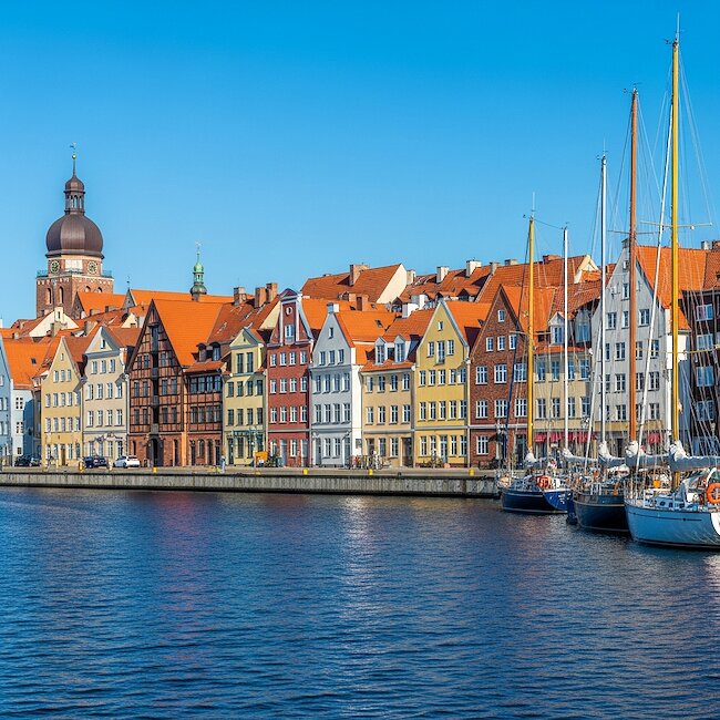 Hafen und Altstadt von Wolgast Hafen und Altstadt von Wolgast