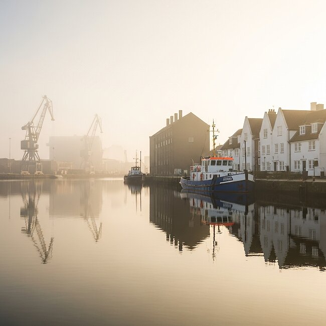 Peene im Morgenlicht Peene im Morgenlicht
