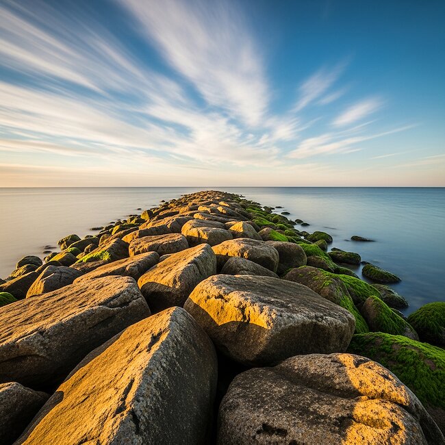 Meerblick auf die Ostsee in Scharbeutz