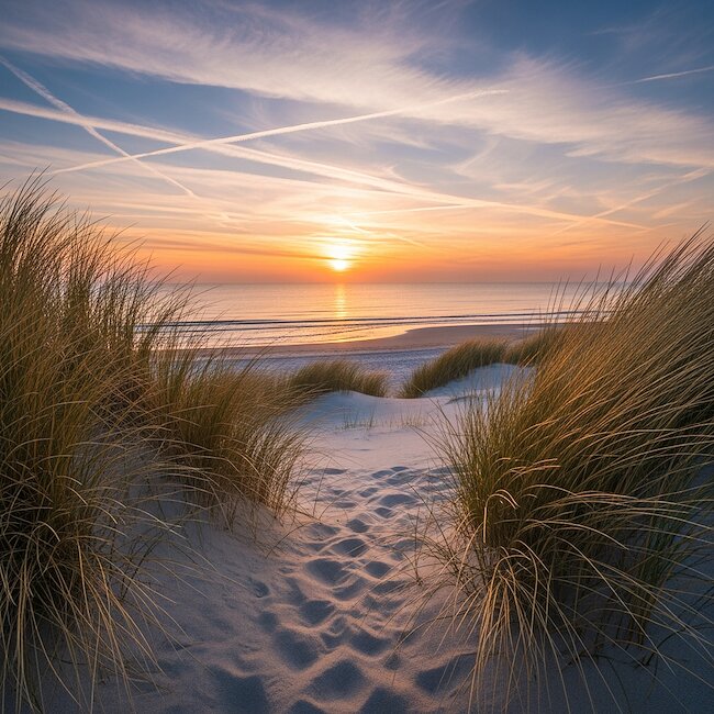 Breiter Strand im Darß