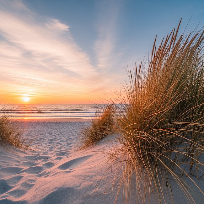 Breiter Strand im Darß