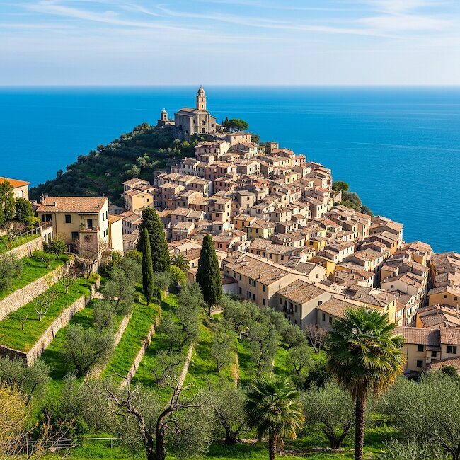 Das kleine Bergdorf Deià auf Mallorca