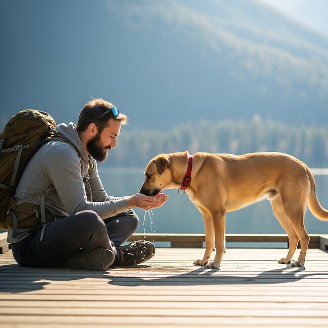 Ferienwohnungen und Ferienhäuser für Urlaub mit Hund am See
