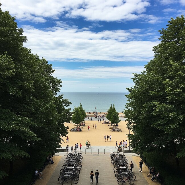 Kurplatz im Seebad Karlshagen
