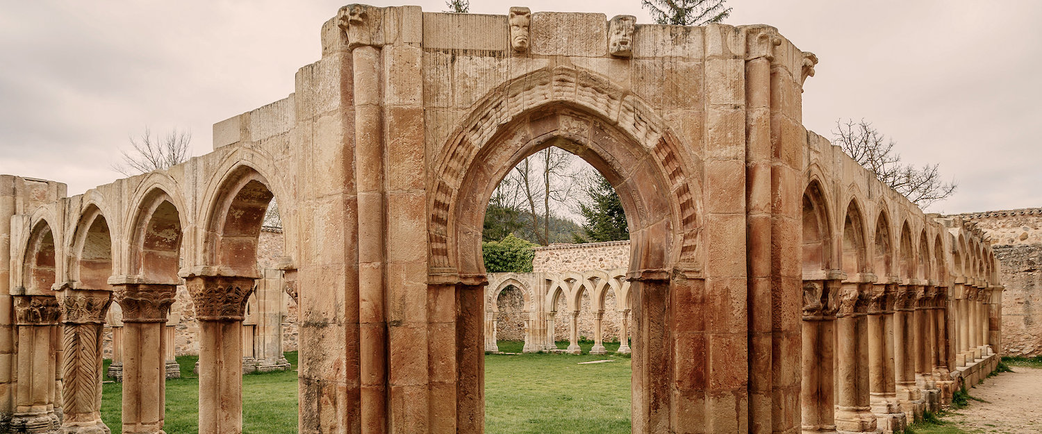 Las ruinas del antiguo convento de San Juan en Soria Las ruinas del antiguo convento de San Juan en Soria