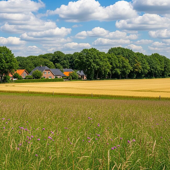 Felder bei Lüben im Landkreis Lüneburg