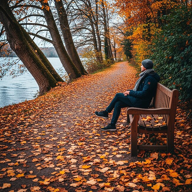 Ukleisee nahe Malente im Herbst