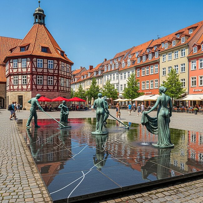 Marktplatz von Ribnitz-Damgarten