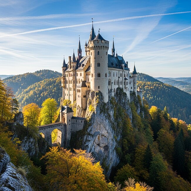 Schloss Lichtenstein in der Schwäbischen Alb