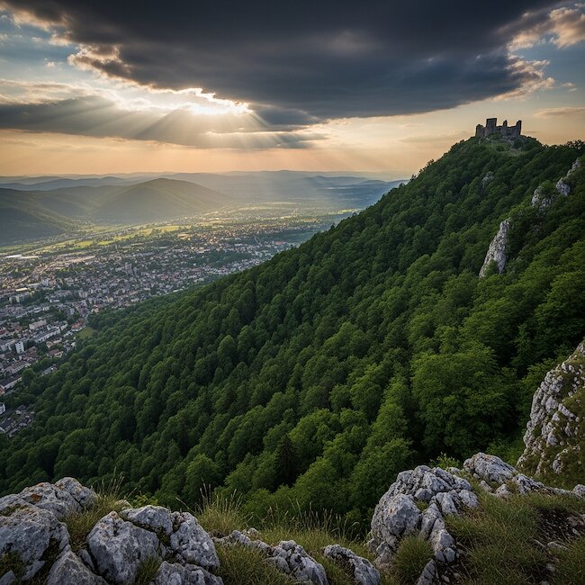 Burg Hohenneuffen in der Schwäbischen Alb