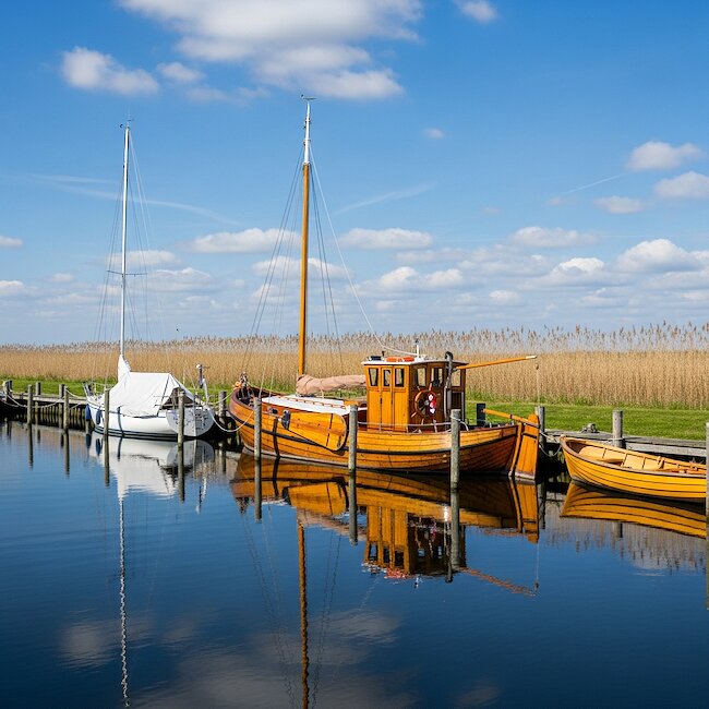 Bootsanleger auf dem Darß