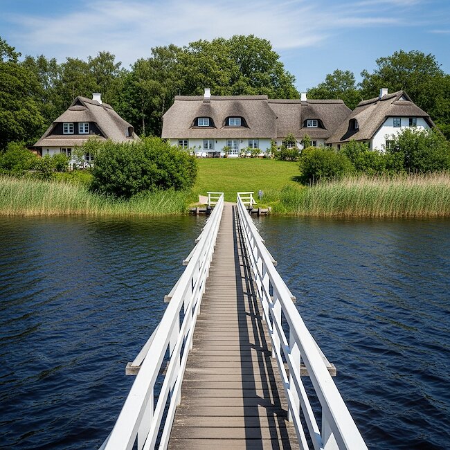 Ferienhäuser in Wieck am Darß