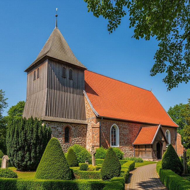 Historische Seefahrerkirche in Prerow Historische Seefahrerkirche in Prerow