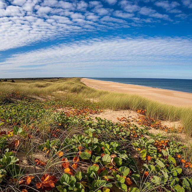 Strandidylle bei Breege auf Rügen
