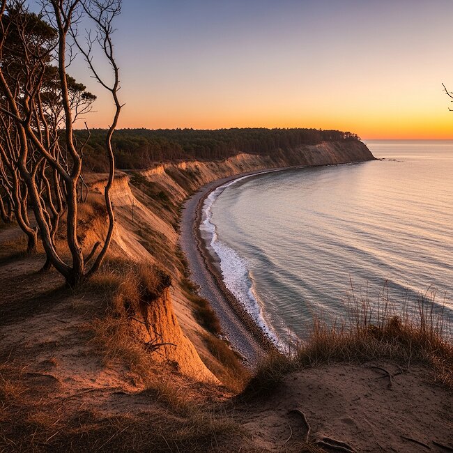 Steilküste bei Dranske auf Rügen