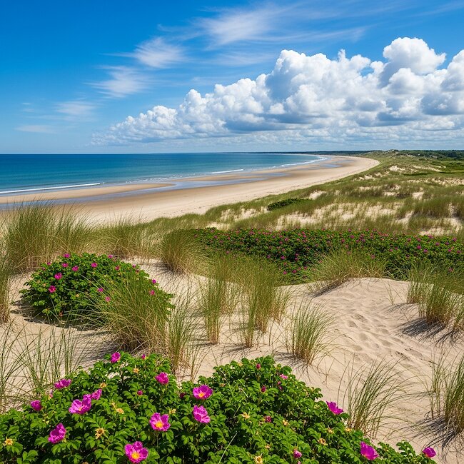 Promenade am Oststrand auf Sylt