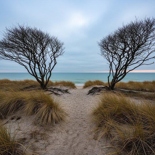 Strand auf der Insel Poel