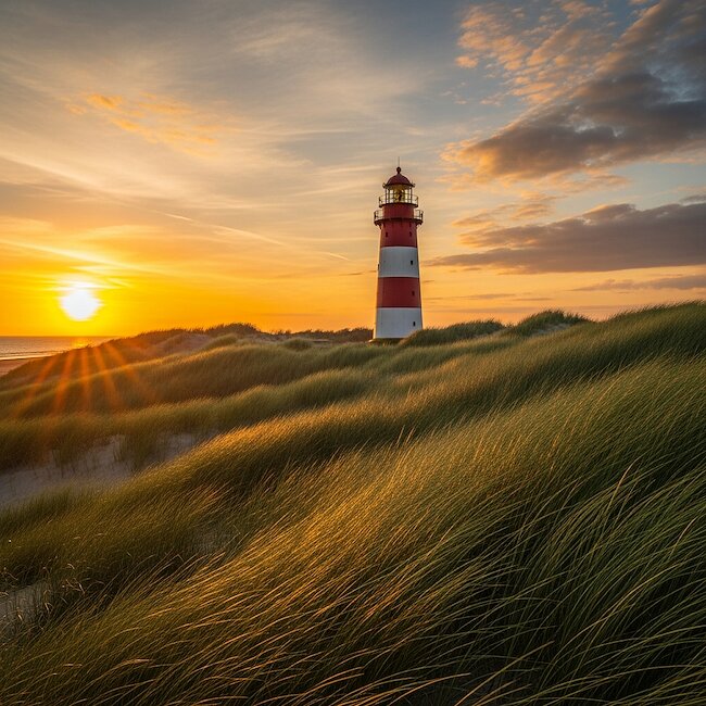 Leuchtturm in List auf Sylt