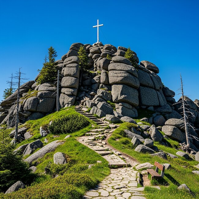 Gipfel des Dreisesselbergs Gipfel des Dreisesselbergs