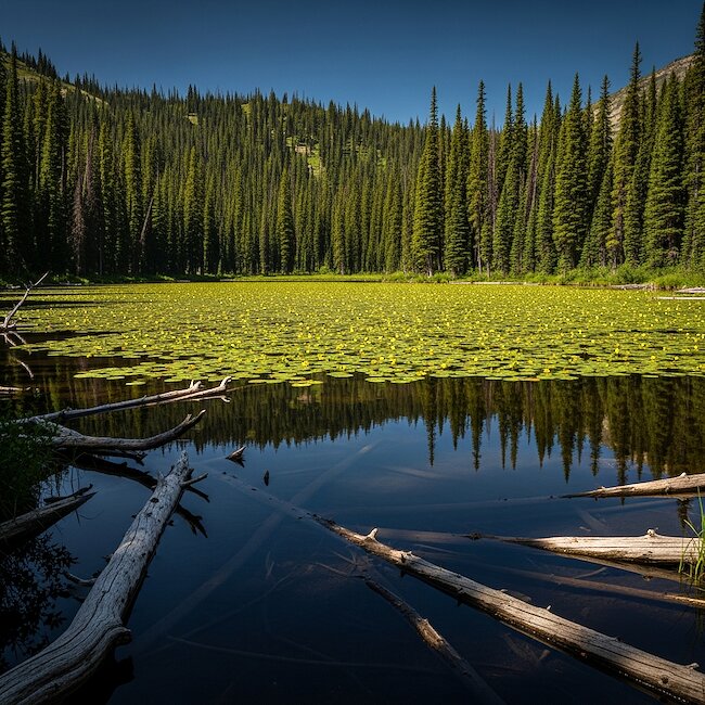 Großer Arbersee im Bayerischen Wald Großer Arbersee im Bayerischen Wald