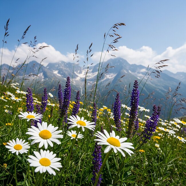 Bergwiese im Allgäu