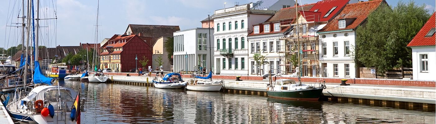 Hausboote in Ueckermünde