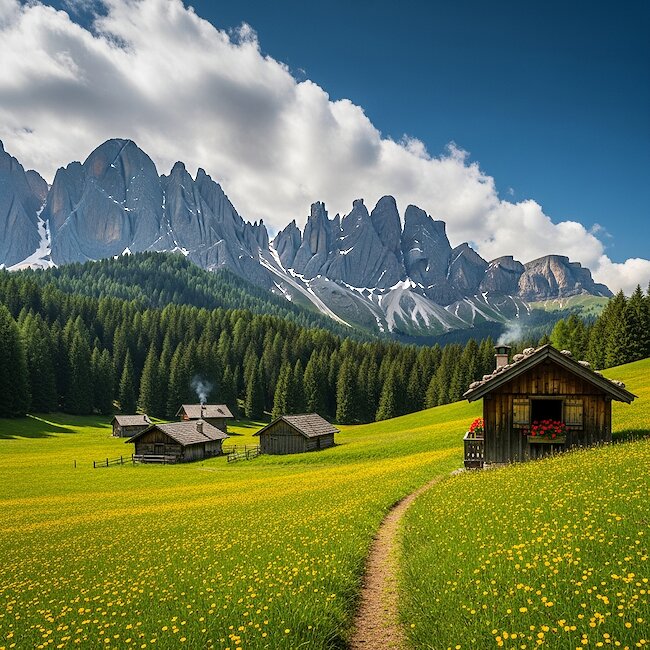 Alpenpanorama in Garmisch-Partenkirchen
