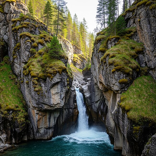 Buchenegger Wasserfälle bei Obertaufen