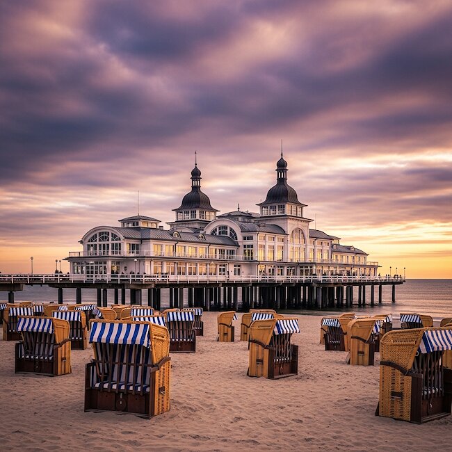 Seebrücke in Sellin auf Rügen