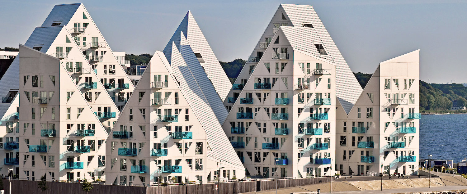 Residential complex "Isbjerget" (iceberg) in Aarhus