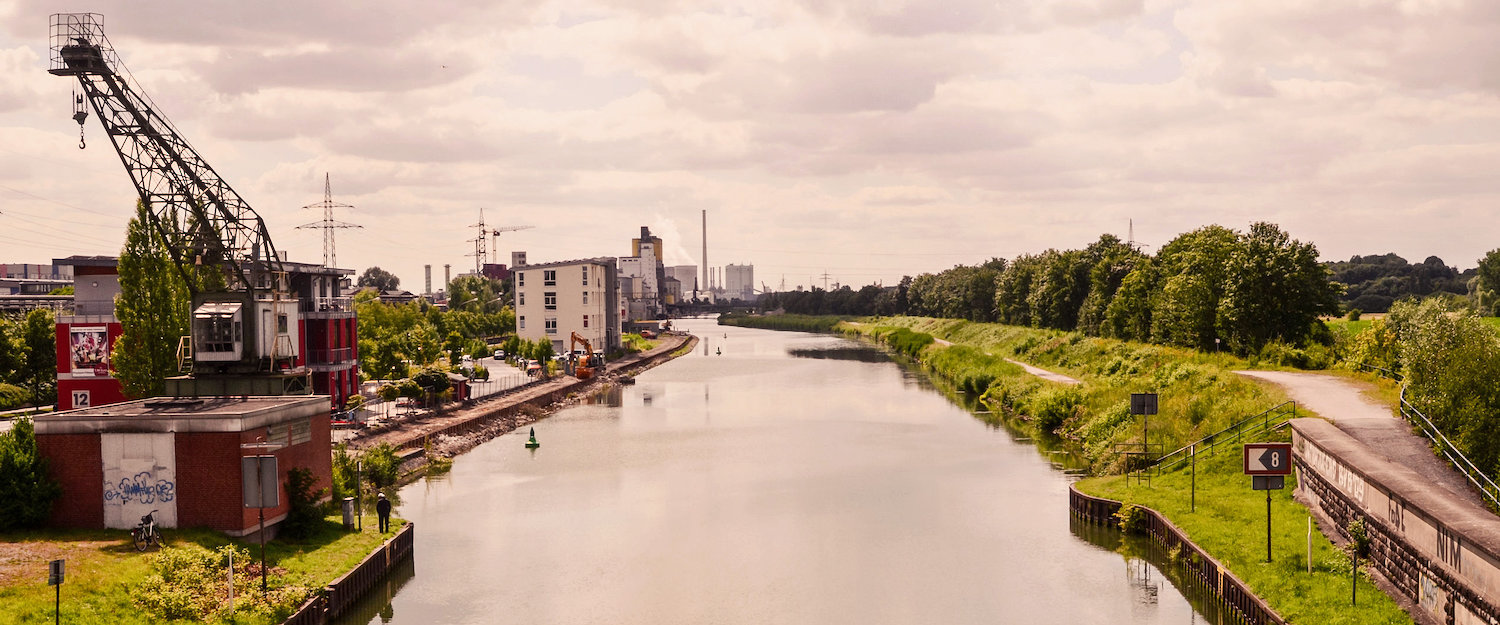 Typische Stadt im Ruhrgebiet