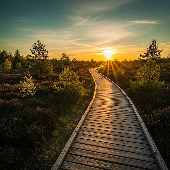 Pfade in der Hohen Venn