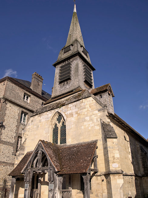 The church in Honfleur.