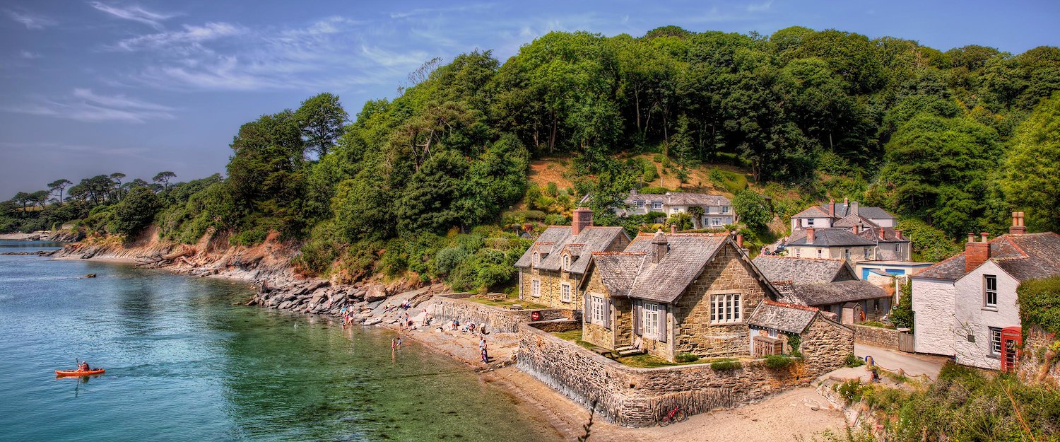 Typical village in Cornwall