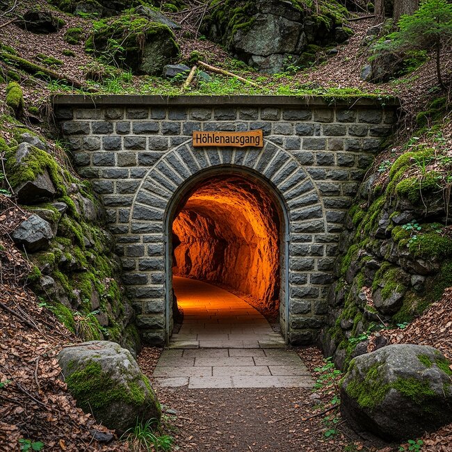 Höhlenausgang der Bilsteinhöhle Höhlenausgang der Bilsteinhöhle
