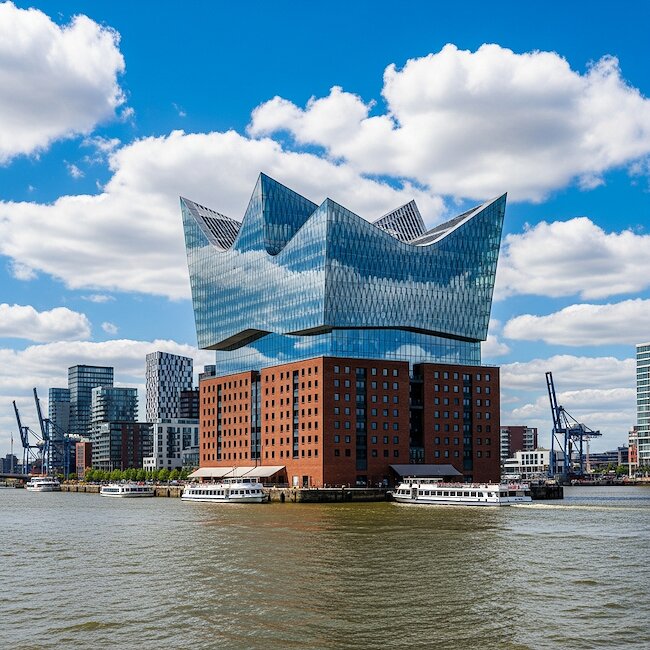 Elbphilharmonie am Hamburger Hafen