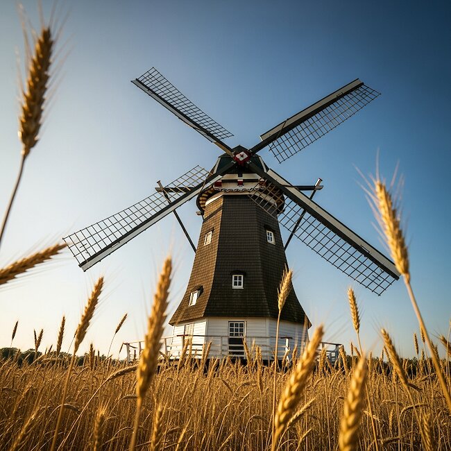 Windmühle in Benz auf Usedom