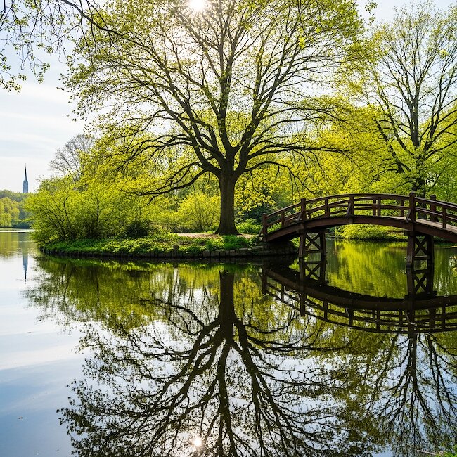 Johannapark in Leipzig