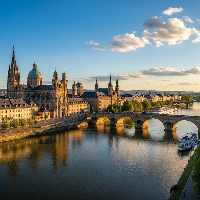 Augustusbrücke in Dresden Augustusbrücke in Dresden