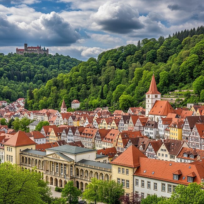 Blick über Eisenach
