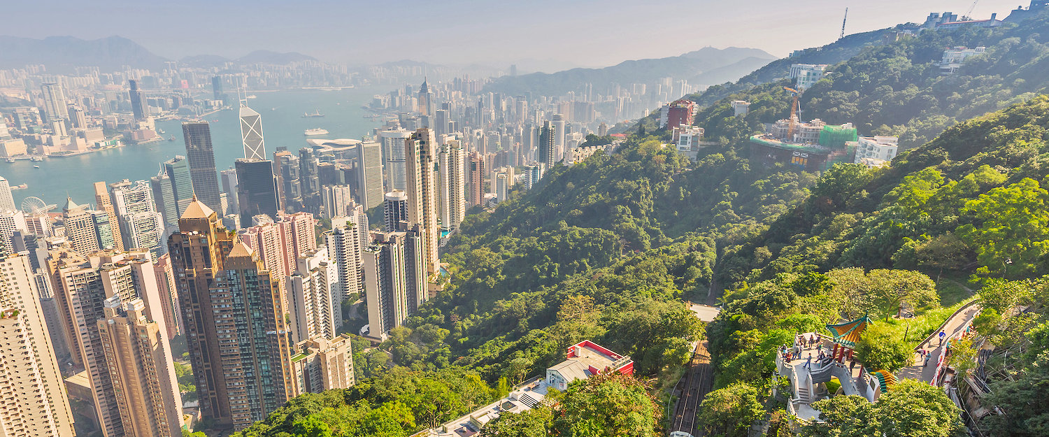 Peak Tram in Hong Kong