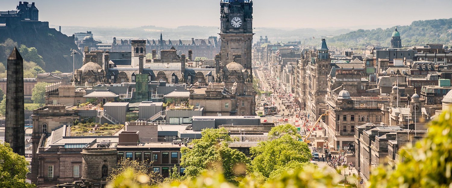 Vistas panorámicas de Edimburgo