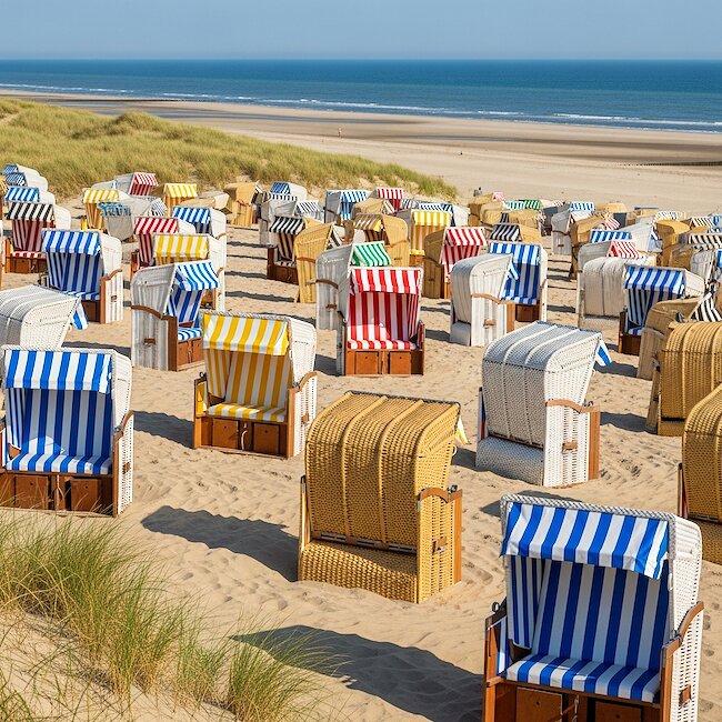 Strandkörbe auf Juist