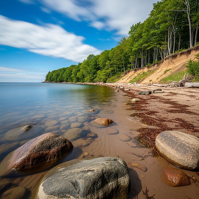Naturstrand bei Göhren auf Rügen