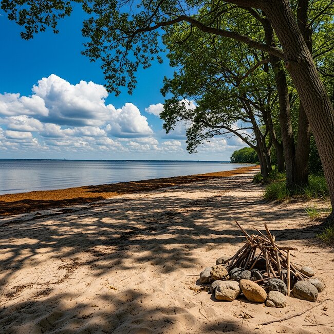 Südstrand bei Göhren auf Rügen