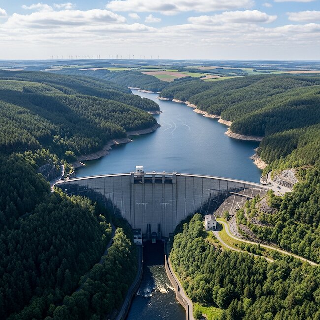 Oleftalsperre bei Hellenthal