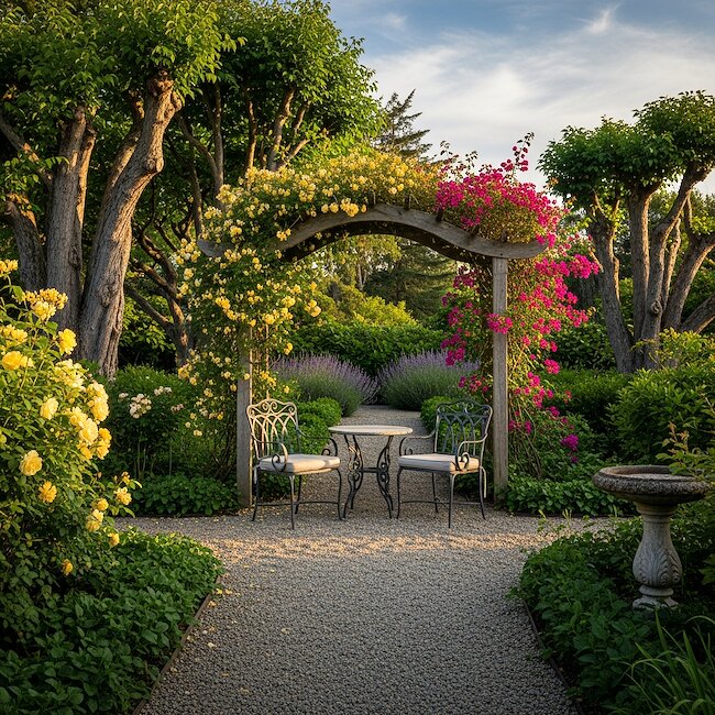 Rosen im Park von Baabe