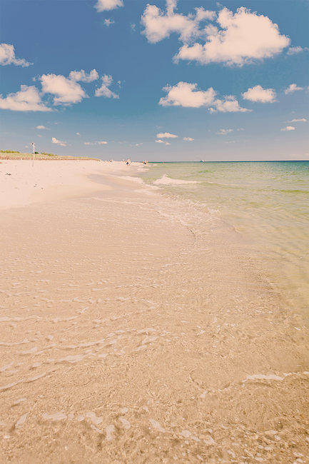 Jedna z plaż na Półwyspie Helskim Jedna z plaż na Półwyspie Helskim
