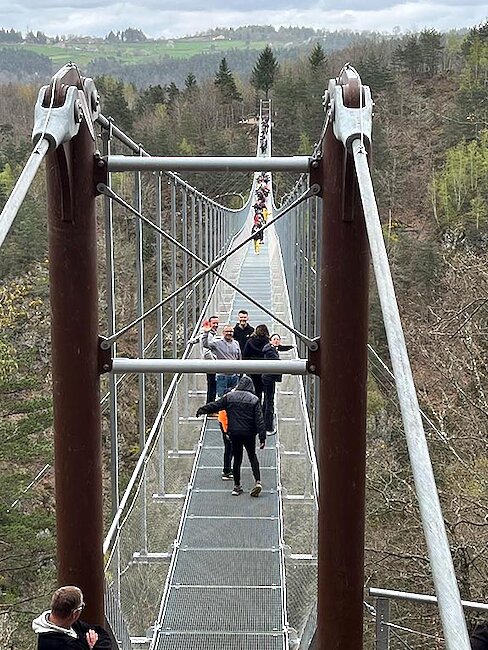 Passerelle himalayenne des gorges du Lignon