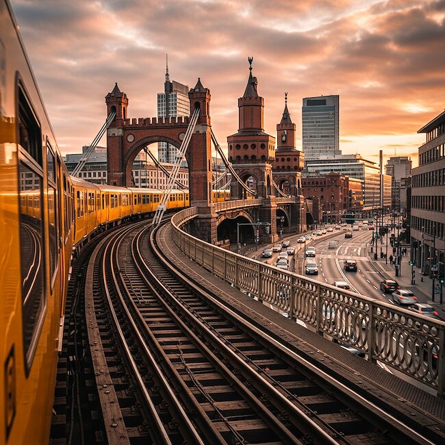 Oberbaumbrücke in Friedrichshain-Kreuzberg
